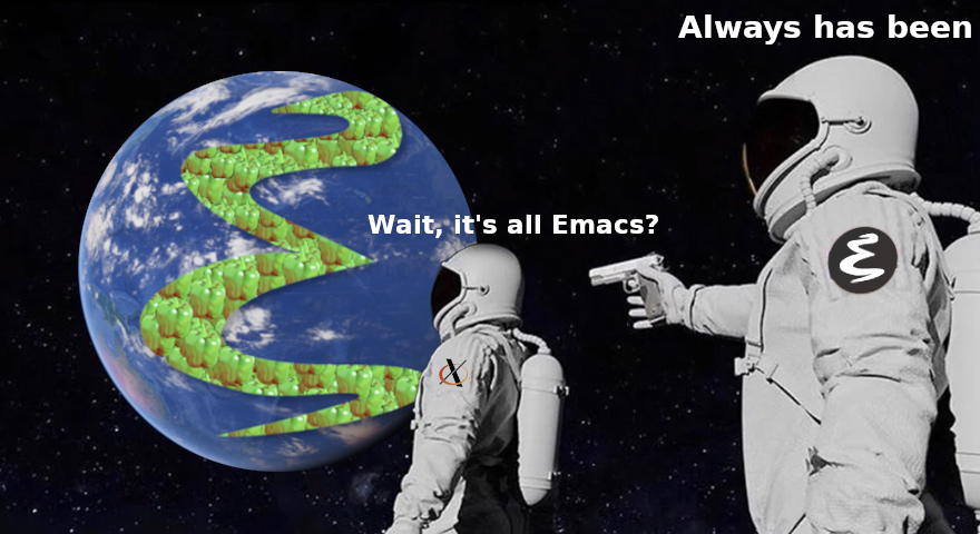 The gravitational pull of Emacs