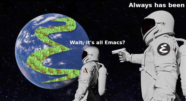 The gravitational pull of Emacs